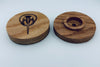 Oak Cocktail Smoker with Horseshoe Crab Engraving