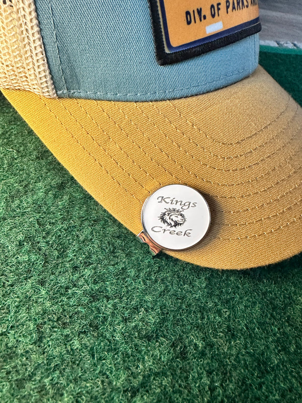 Visor Clip with Kings Creek Ball Marker