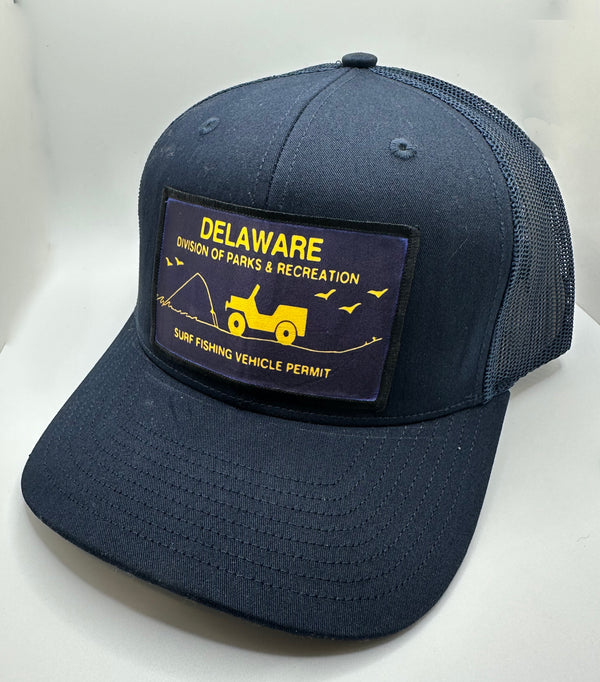 Richardson 112 Navy Snapback – Blue and Gold Surf Tag Edition